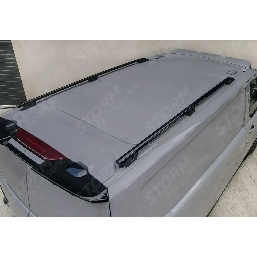 Sport Style Roof Rails In Black For Volkswagen Transporter T7 LWB 2024+