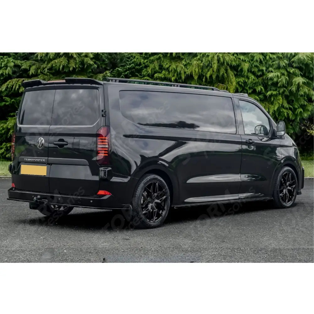 Sport Style Roof Rails In Black For Volkswagen Transporter T7 SWB 2024+