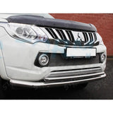 Stainless Steel Double Deck City Spoiler Bar For Mitsubishi L200 Series 5 Fiat Fullback 2015 On