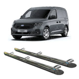 Stainless Steel Side Bars Steps Angular Type Short Wheel Base 60mm For Ford Transit Connect 2024 On