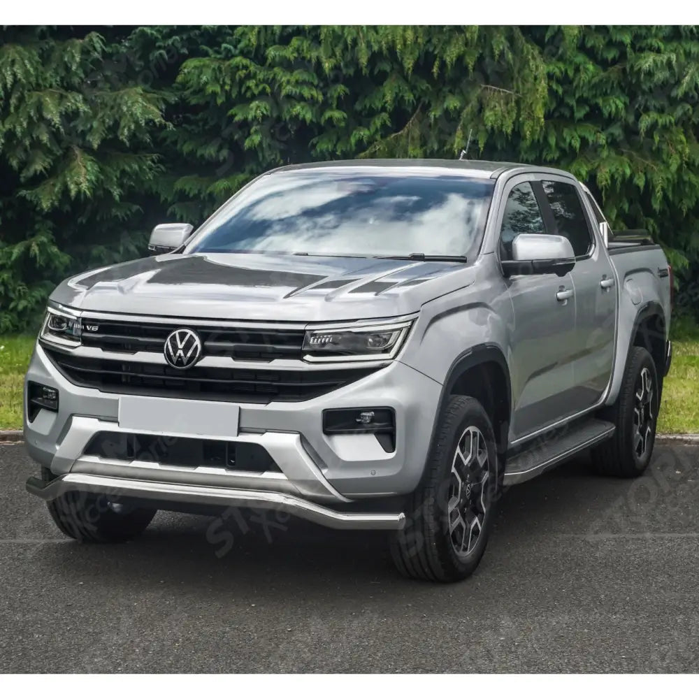 Stainless Steel Twisted Front Spoiler Bar For Vw Amarok 2023 On