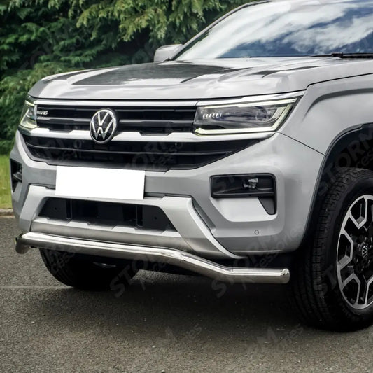 Stainless Steel Twisted Front Spoiler Bar For Vw Amarok 2023 On