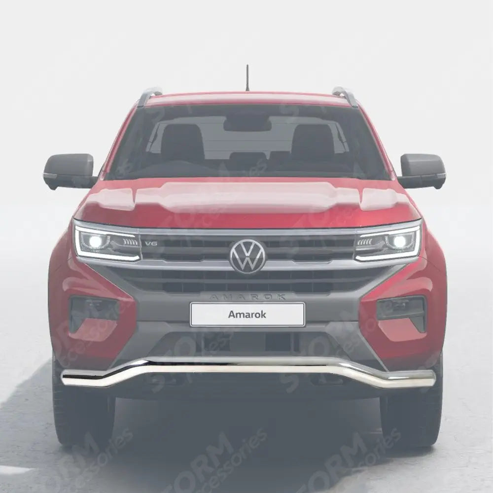 Stainless Steel Twisted Front Spoiler Bar For Vw Amarok 2023 On