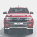 Stainless Steel Twisted Front Spoiler Bar For Vw Amarok 2023 On