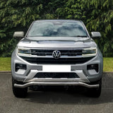 Stainless Steel Twisted Front Spoiler Bar For Vw Amarok 2023 On