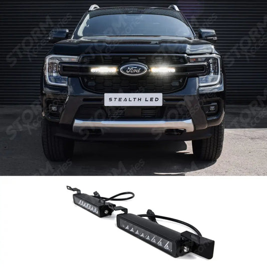 Stealth LED Twin 10" Grill Integration Kit For Ford Ranger T9 2023+