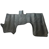 Stx 1pc Front Tailored Fit Rubber Mat In Black For Renault Trafic 2022 On