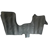 Stx 1pc Front Tailored Fit Rubber Mat In Black For Renault Trafic 2022 On