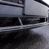 Stx 3 Piece Style Front Splitter Spoiler Gloss Black For Vw Transporter 6.1 2019 - 2024