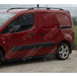 Stx Aluminium Roof Bars Black For Citroen Berlingo - Peugeot Partner - 2008-2018