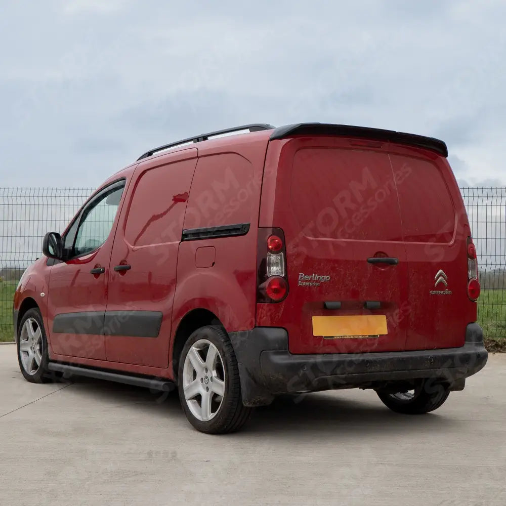 Stx Aluminium Roof Bars Black For Citroen Berlingo - Peugeot Partner - 2008-2018