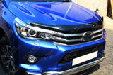 Stx Bonnet Guard Protector Black B003 For Toyota Hilux Mk8 2016-2020