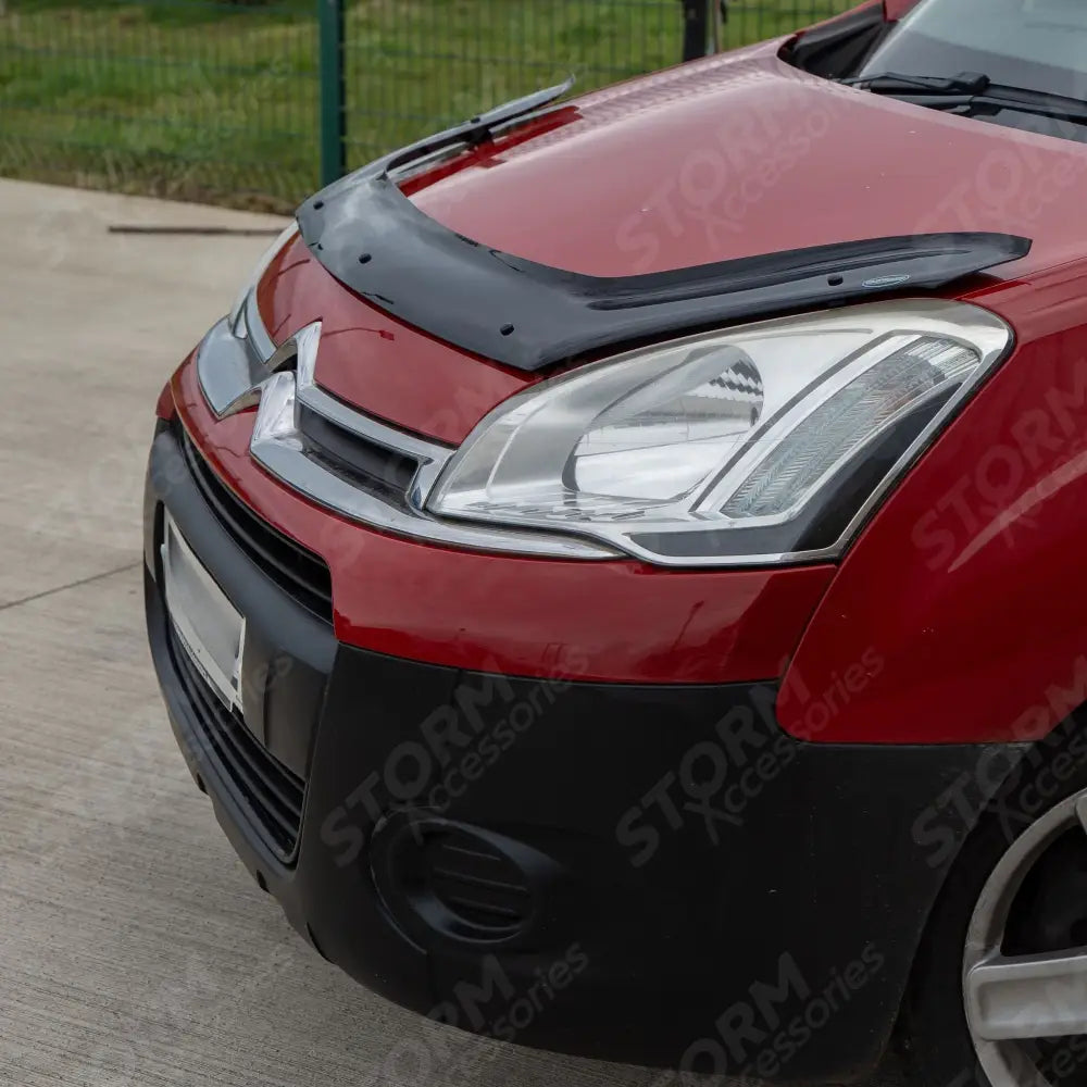 Stx Bonnet Guard Protector Black B012 For Citroen Berlingo 2008 - 2018
