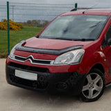 Stx Bonnet Guard Protector Black B012 For Citroen Berlingo 2008 - 2018