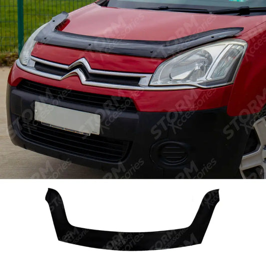Stx Bonnet Guard Protector Black B012 For Citroen Berlingo 2008 - 2018