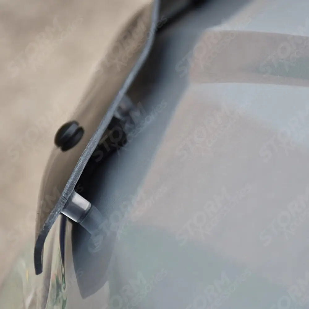 Stx Bonnet Guard Protector Black B016 For Ford Transit Custom 2012-2017