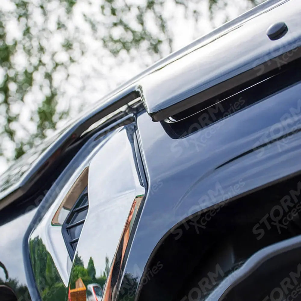 Stx Bonnet Guard Protector Black For Renault Trafic 2014-2021
