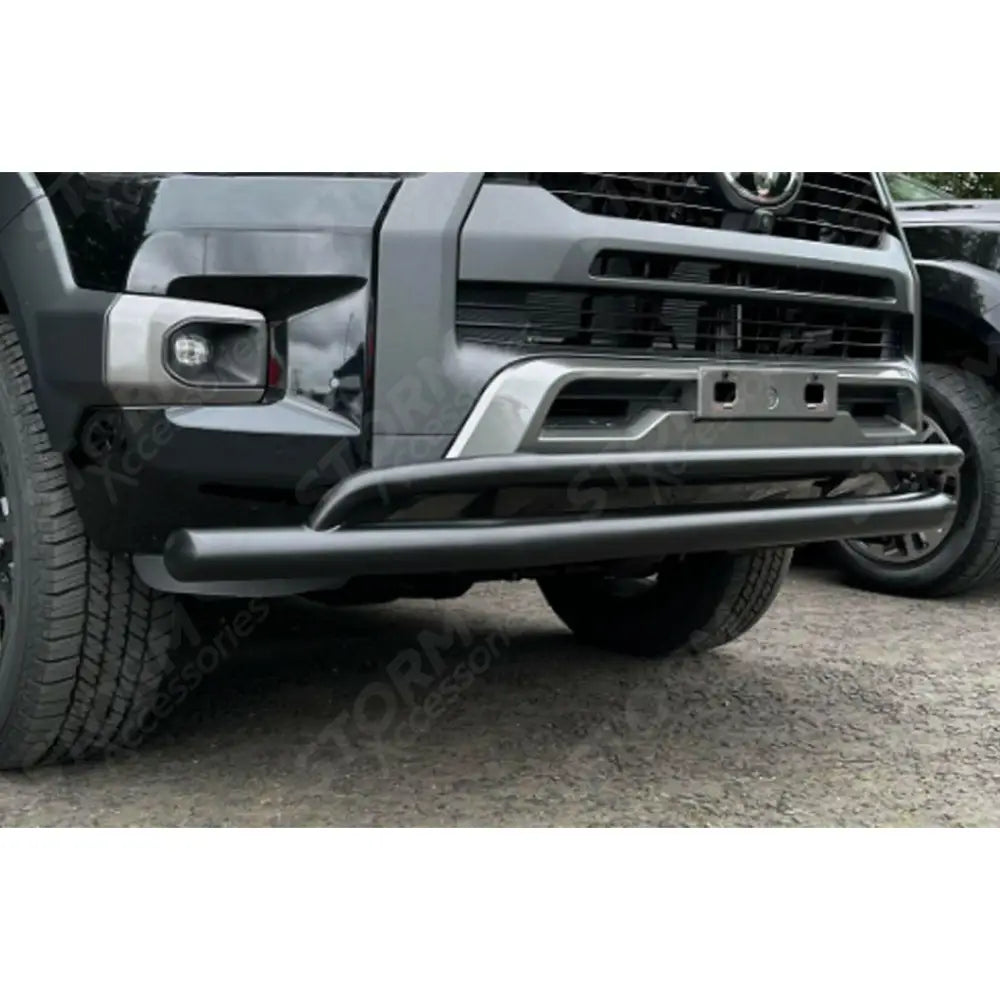 Stx Double Deck City Bar Spoiler Bar Black For Toyota Hilux Mk8 2016-2026