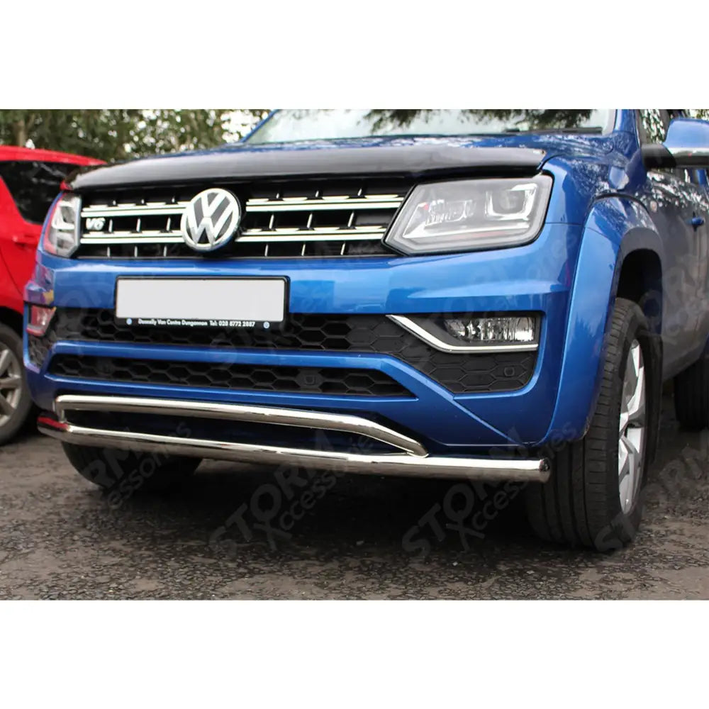 Stx Double Tier City Spoiler Bar Stainless Steel For Vw Amarok 2010-2016