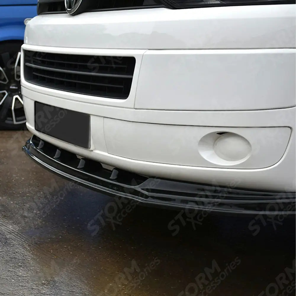 Stx Front Splitter Spoiler For Vw Transporter T5 2010 - 2014