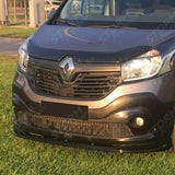 Stx Front Splitter Spoiler In Black For Trafic 2014 On / Vivaro 2014-2019