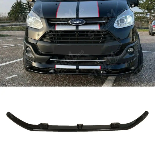 Stx Front Sportline Splitter Spoiler For Ford Transit Custom Sport 2012 - 2022
