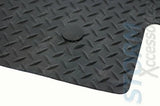 Stx Front Tailored Fit Rubber Mat With 4 Clips Black For Ford Transit Mk8 2016 On