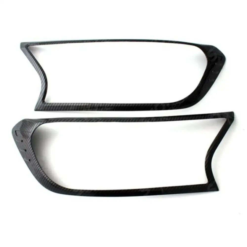 Stx Head Light Guards Pair Carbon Fibre Look For Ford Ranger T6 2016-2022