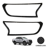 Stx Head Light Guards Pair Carbon Fibre Look For Ford Ranger T6 2016-2022