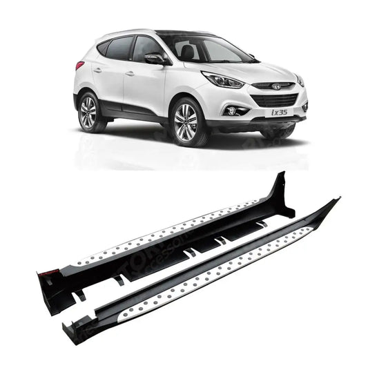 Stx Integrated Running Boards Side Steps Pair For Hyundai Ix35 2013 On