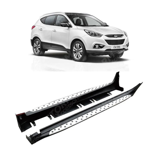 Stx Integrated Running Boards Side Steps Pair For Hyundai Ix35 2013 On