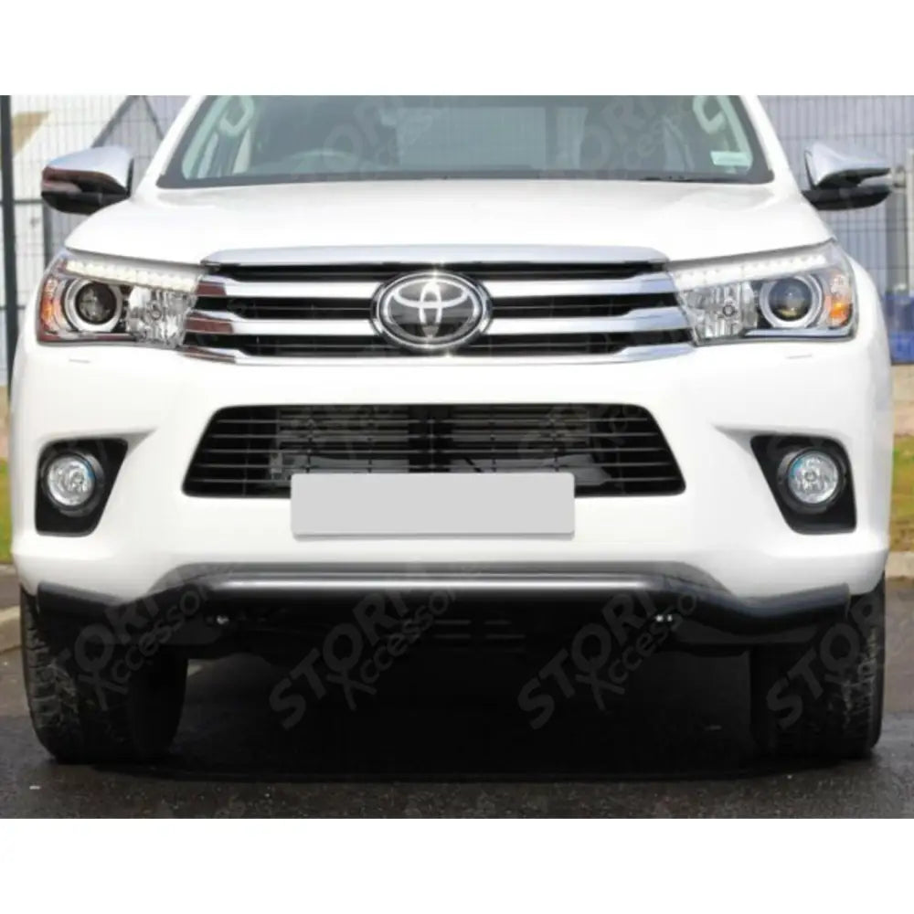 Stx Powder Coated Spoiler Bar 70mm Black For Toyota Hilux Mk8 2016-2026