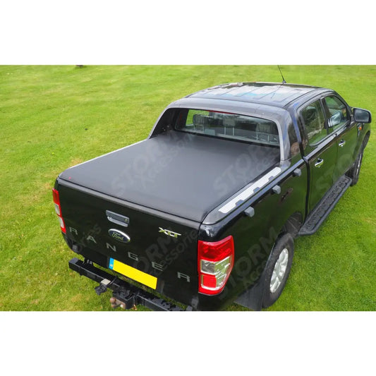 Stx Roll Up Tonneau Soft Cover For Ford Ranger Wildtrak T6 Double Cab 2012-2022