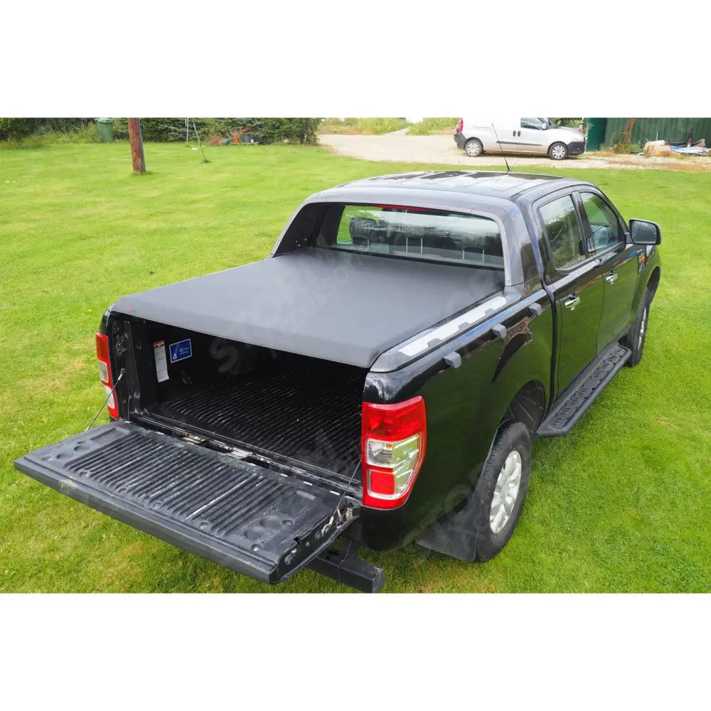 Stx Roll Up Tonneau Soft Cover For Ford Ranger Wildtrak T6 Double Cab 2012-2022