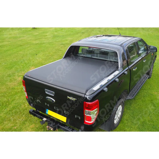 Stx Roll Up Tonneau Soft Cover For Ford Ranger Wildtrak T6 Double Cab 2012-2022