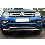 Stx Stainless Steel Double Deck City Bar -spoiler Bar For Vw Amarok V6 2017-2022