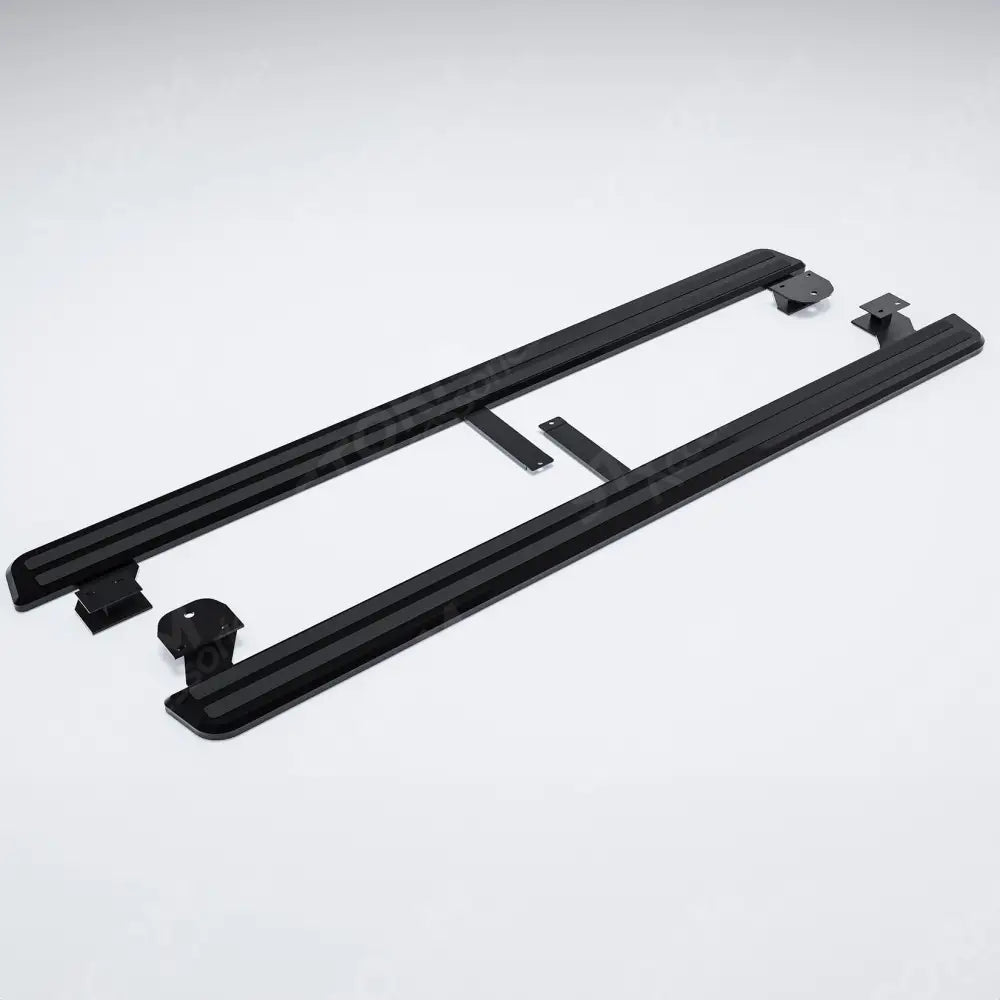 STX Style 2 Running Boards All Black- Pair For Audi Q7 2016 On