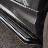 STX Style 2 Running Boards All Black- Pair For Audi Q7 2016 On