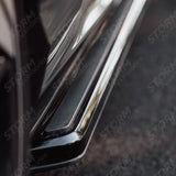 STX Style 2 Running Boards All Black- Pair For Audi Q7 2016 On