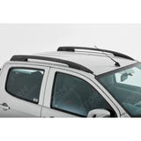 STX Style Bolt On Roof Bars Black Pair For Isuzu D-Max 2012-2017
