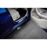 STX Style Integrated Side Steps Running Boards Gloss Black Edition For Mercedes Glc X253 2015-2022