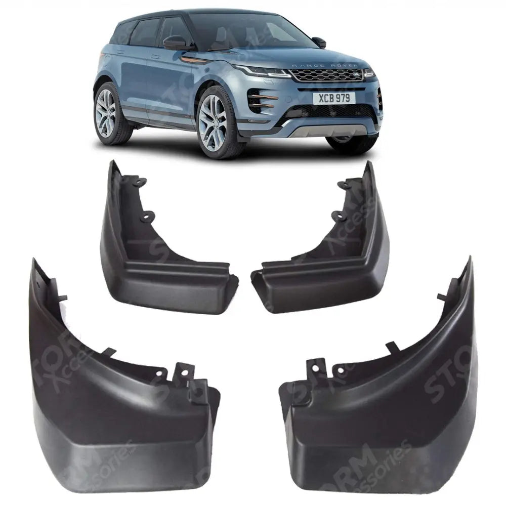 STX Style Mud Flaps Set 4pcs For Range Rover Evoque Dynamic 2011 - 2018