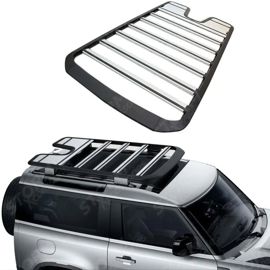STX Style Roof Rack In Silver For Land Rover Defender 90 L663 2020 On