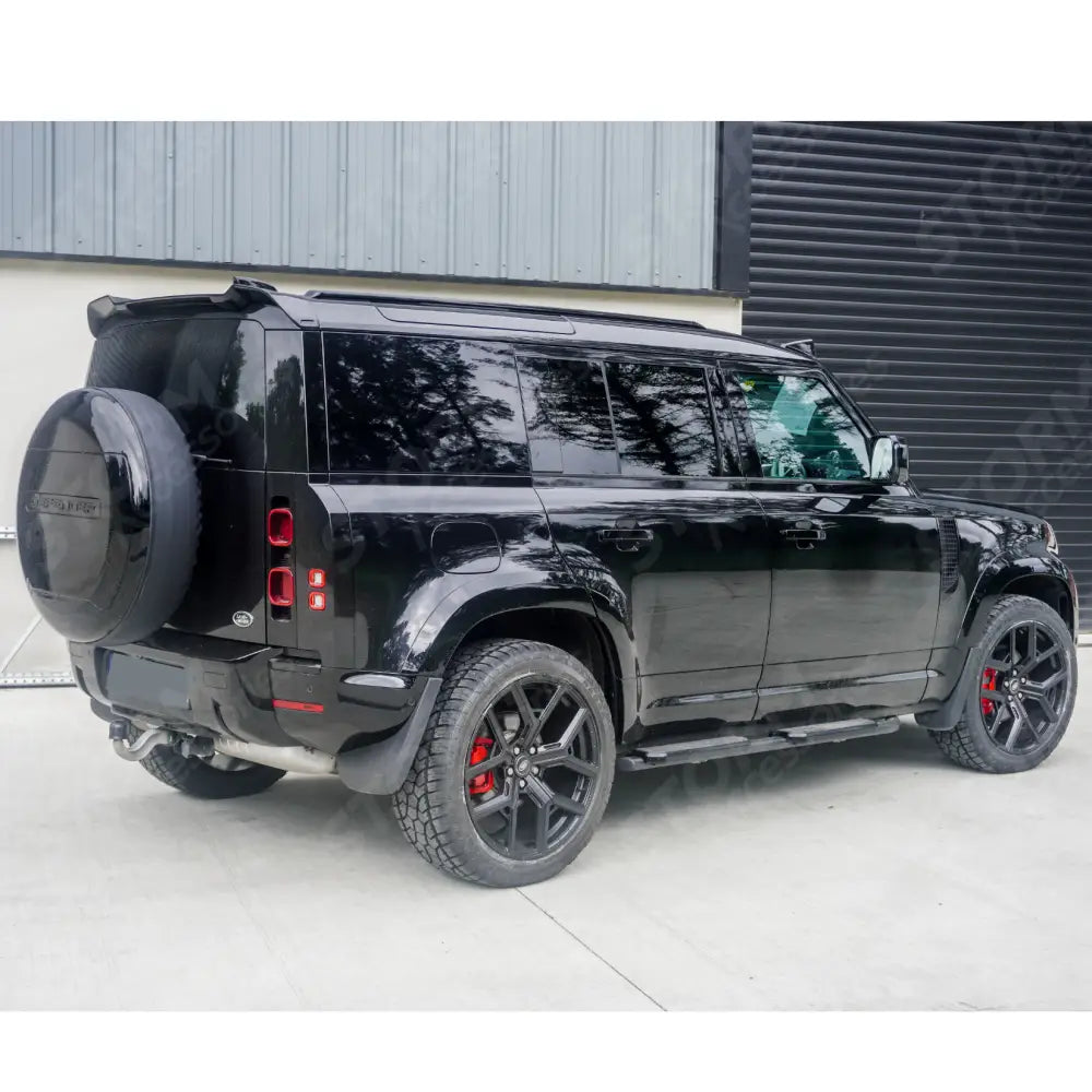 STX Style Roof Rail Pair In Black For Land Rover Defender 110 / 130 L663 2020 On