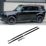 STX Style Roof Rail Pair In Black For Land Rover Defender 110 / 130 L663 2020 On