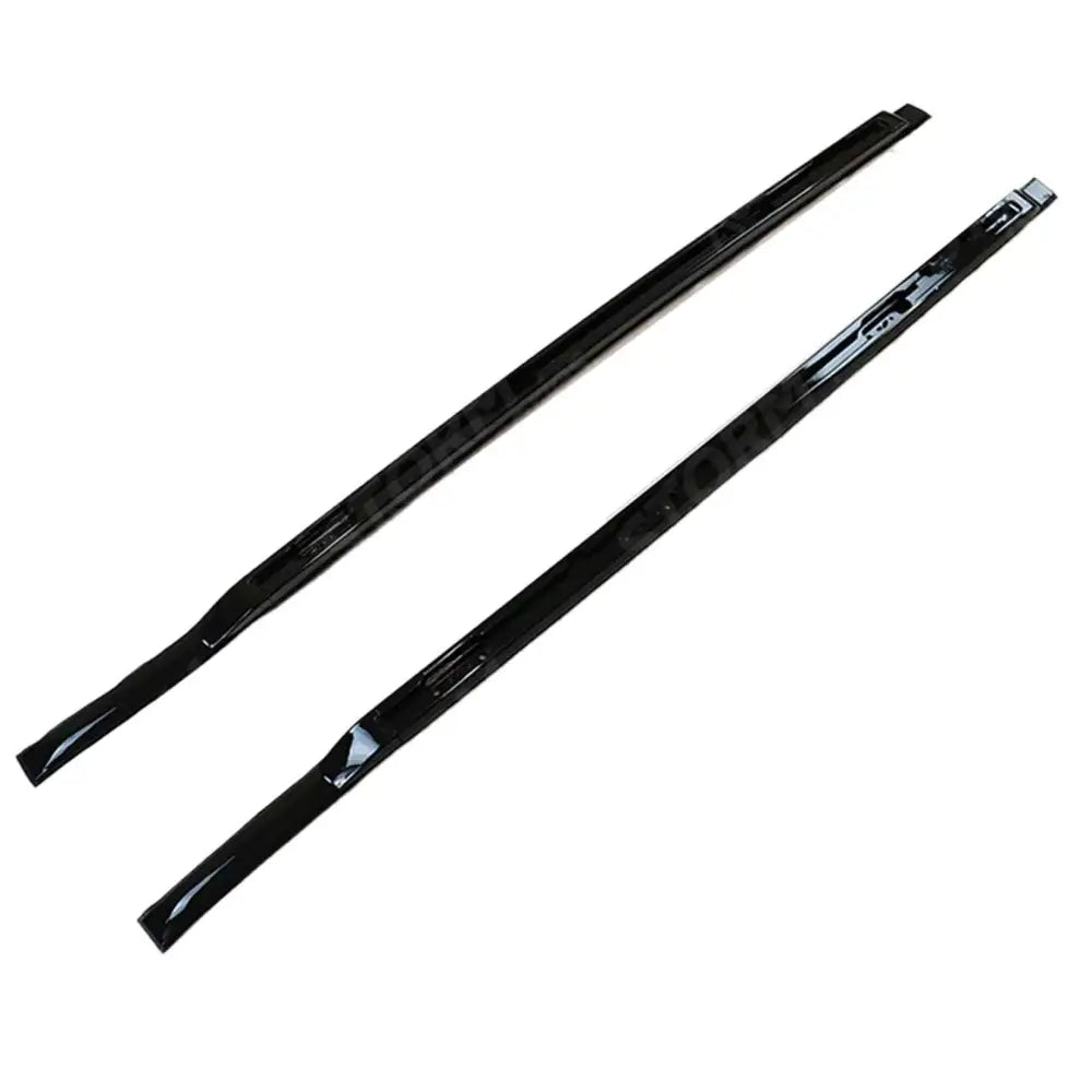 STX Style Roof Rails Pair In Gloss Black For Land Rover Defender 90 L663 2020 On