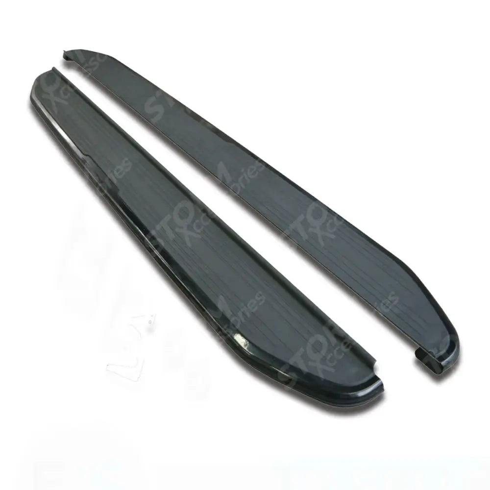 STX Style Running Boards In Gloss Black Side Steps Pair For Range Rover Evoque L538 - Prestige - Pure - 2011 - 2019