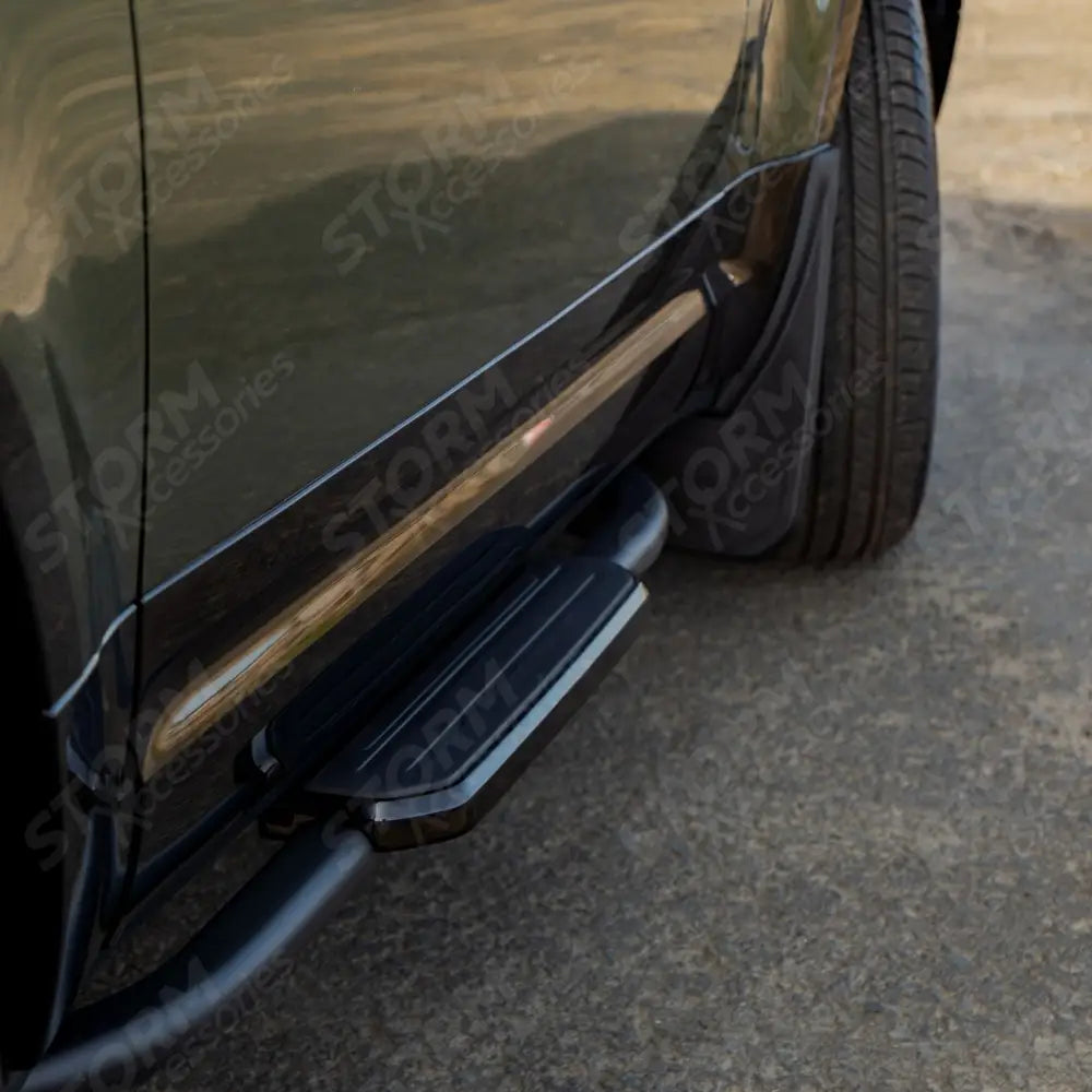 STX Style Running Boards Pair In Black For Land Rover Defender 90 L663 2020 On
