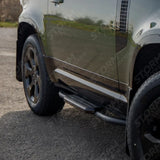 STX Style Running Boards Pair In Black For Land Rover Defender 90 L663 2020 On