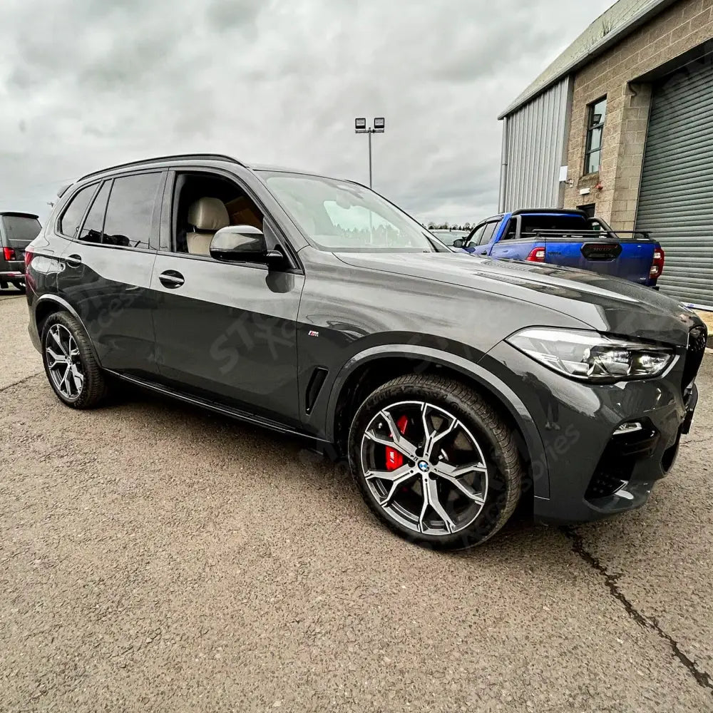 STX Style Running Boards Side Step Pair In Black For Bmw X5 G05 2019 On